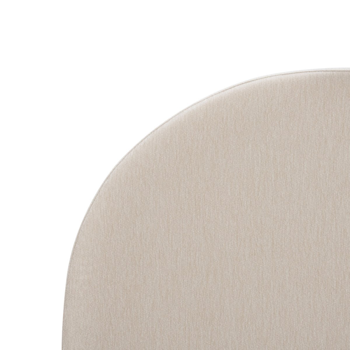 Tête de lit compressée en tissu demi-lune L 160 cm- WAYNE beige, DRAWER