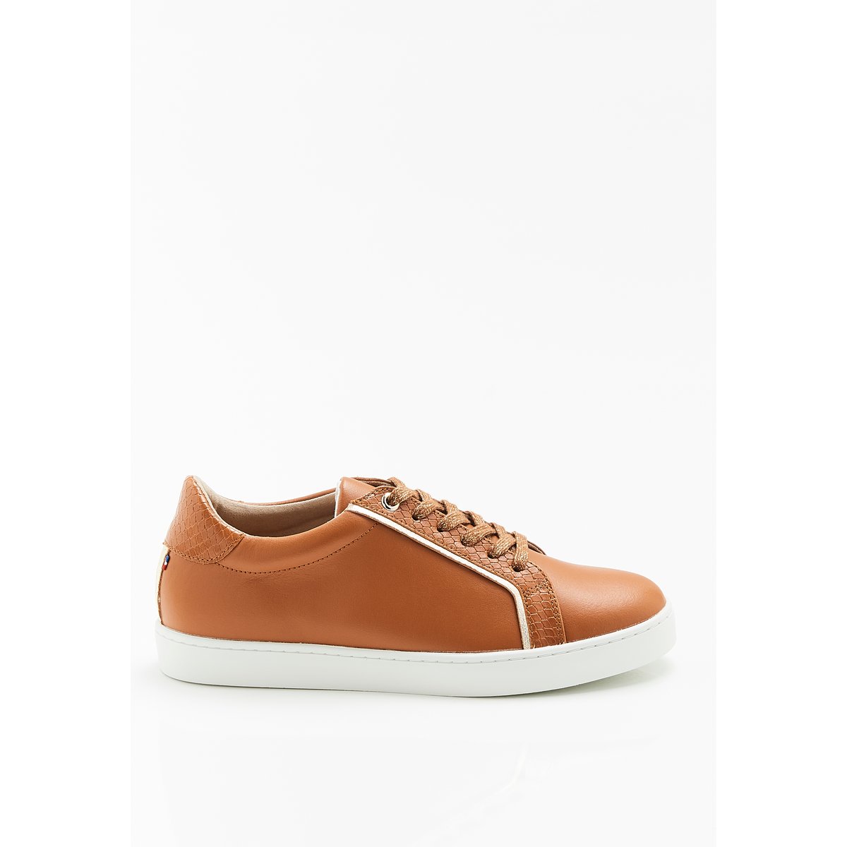 Tennis fabriquées en France marron camel, DAMART