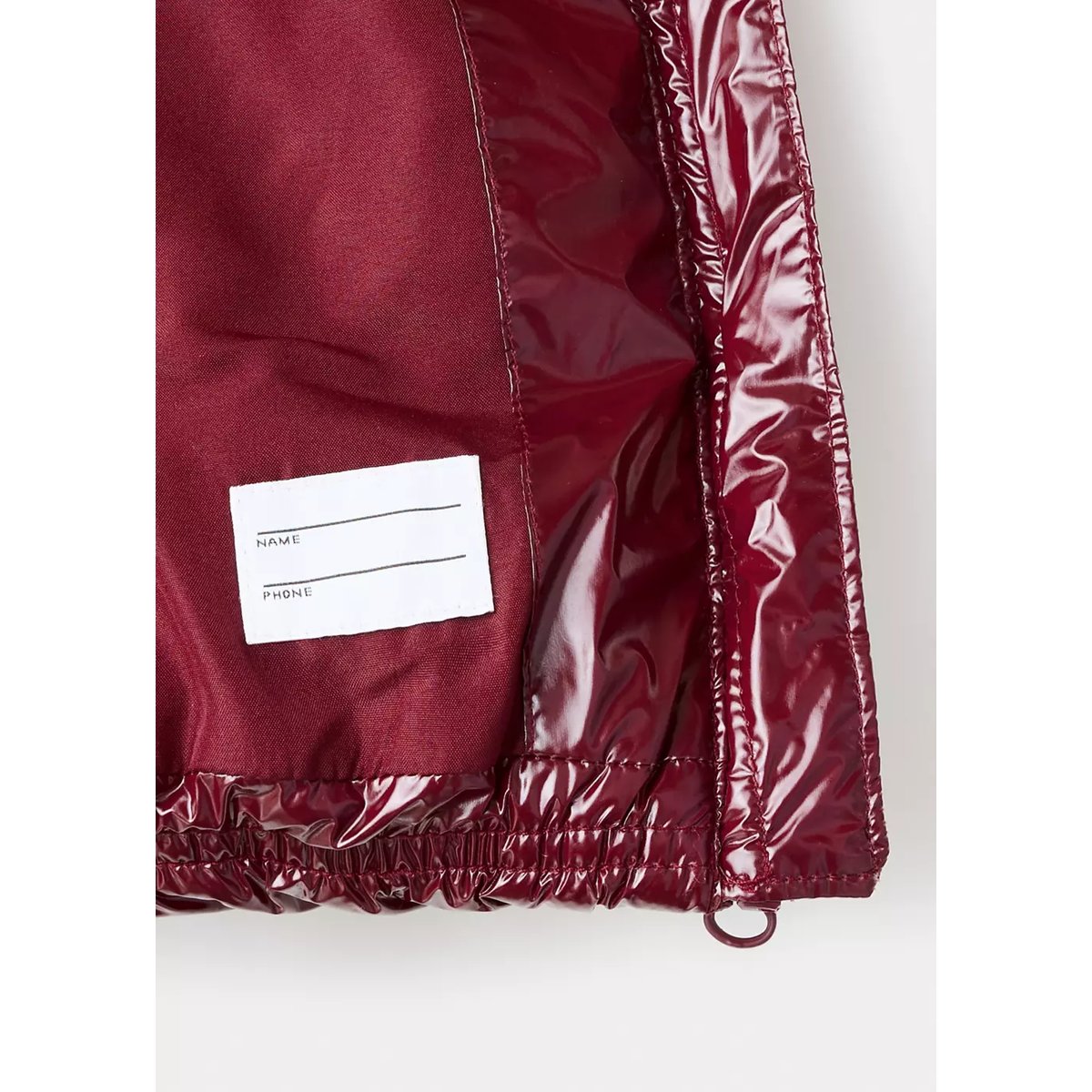 Anorak matelassé brillant cerise, MANGO BABY