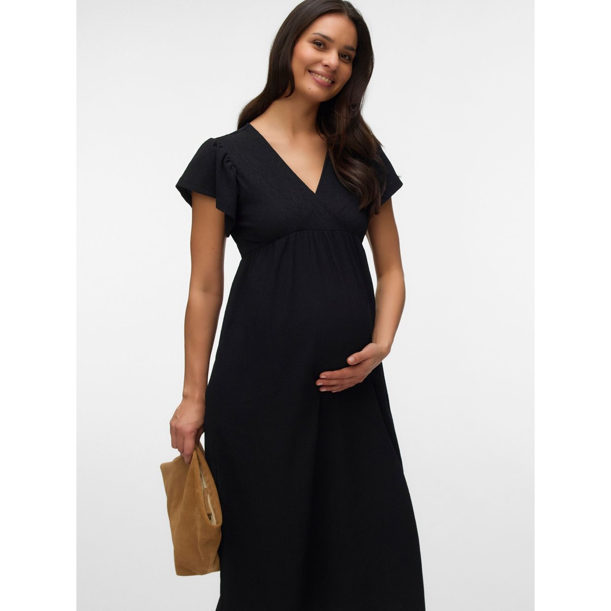 Robe noire - black, MAMA LICIOUS