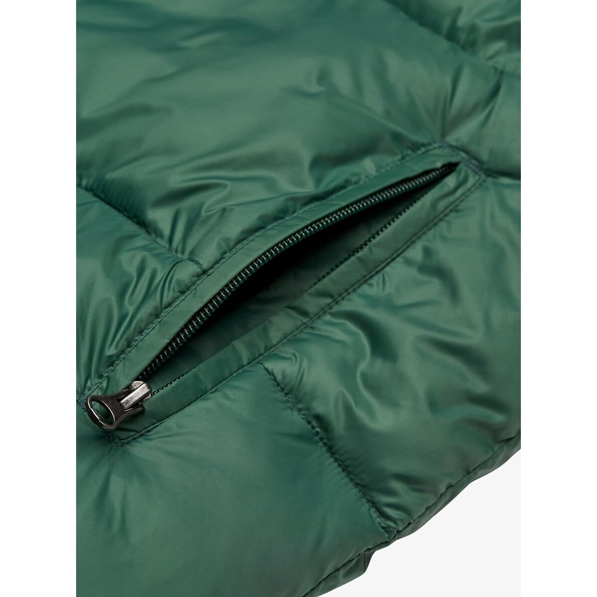 Piumino con cappuccio verde/blu, QUIKSILVER