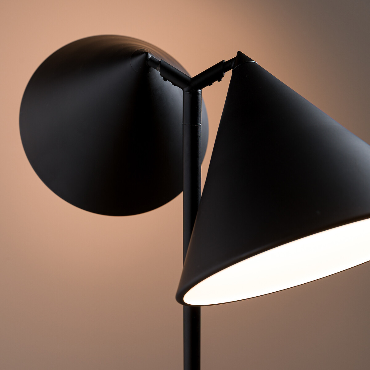 Lampadaire liseuse métal fer, Moke noir, AM.PM