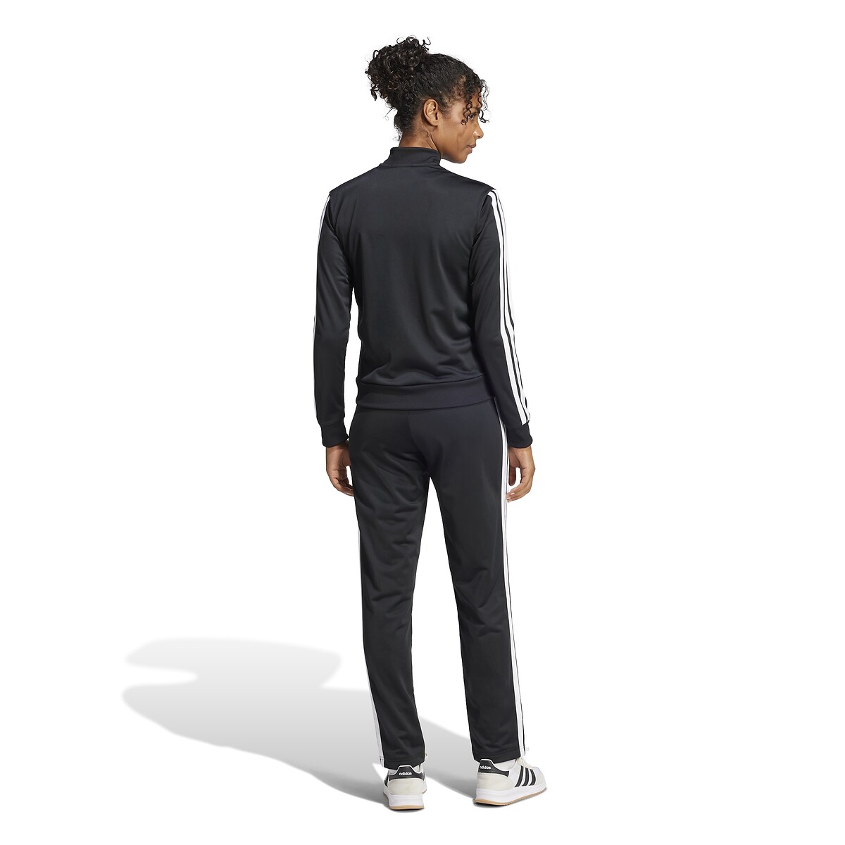 Essentials 3 Stripes Tracksuit black, ADIDAS SPORTSWEAR
