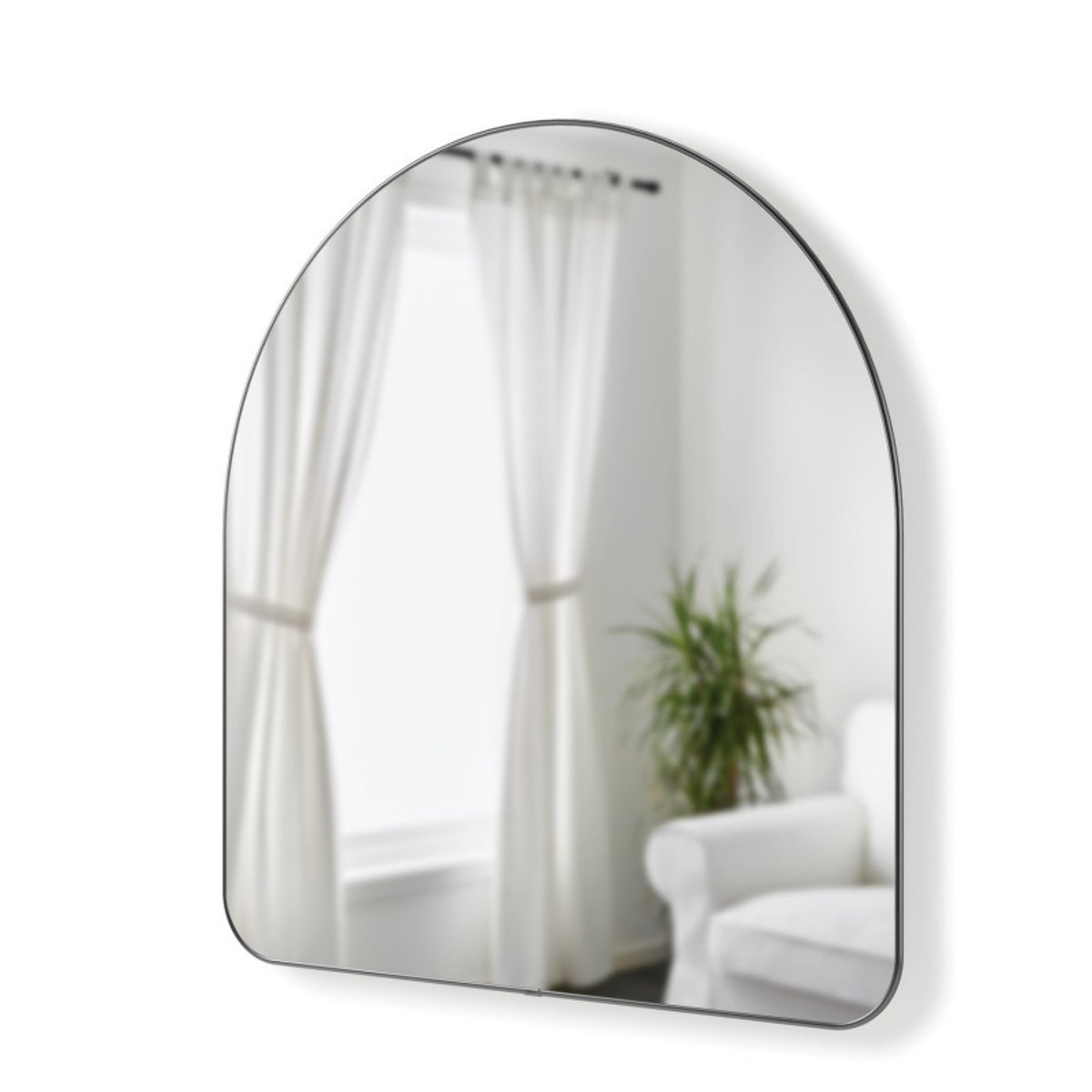 Miroir arche cadre métal  HUBBA gris, UMBRA