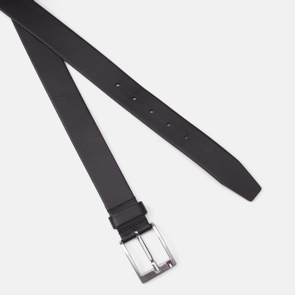 New Aly leather belt black, TOMMY HILFIGER