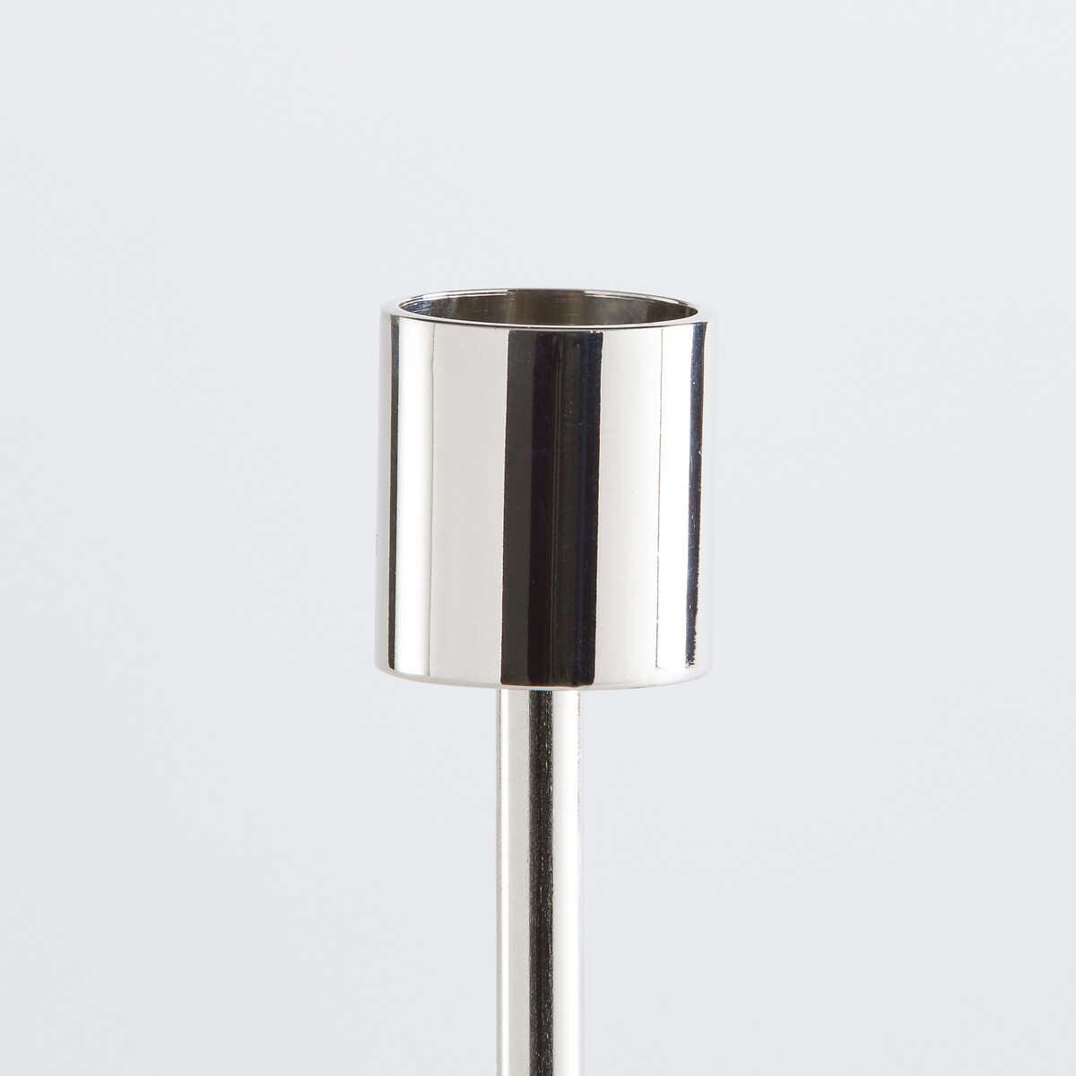 Double bougeoir en métal acier chromé, Alie chrome, LA REDOUTE INTERIEURS