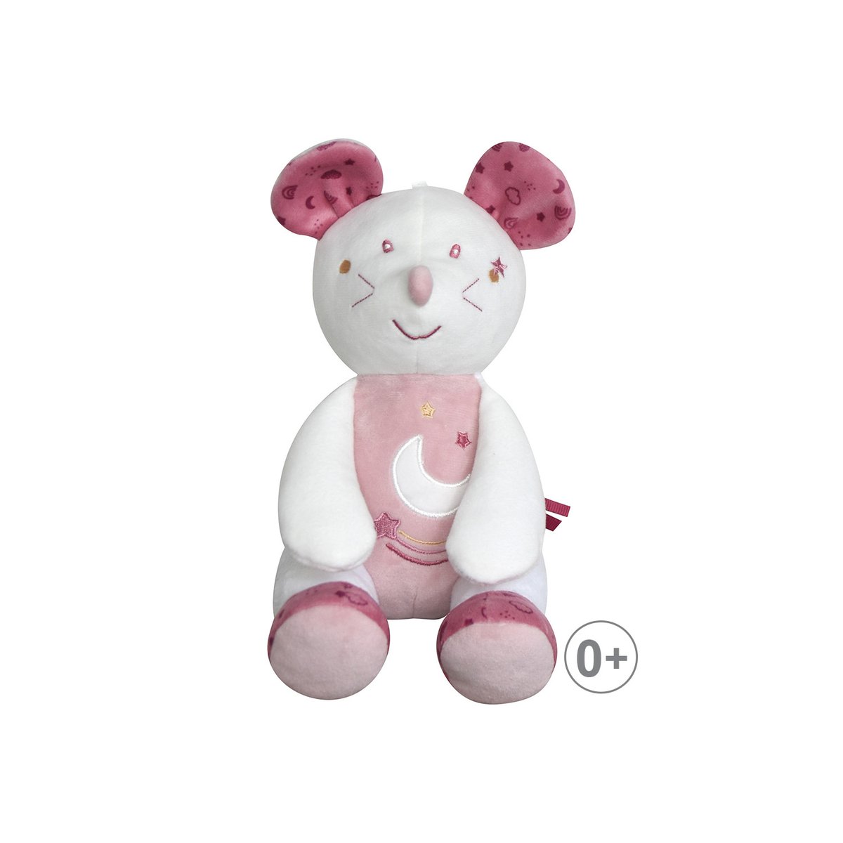Doudou magidoux phosphorescent souris palmire violet, SUCRE D'ORGE