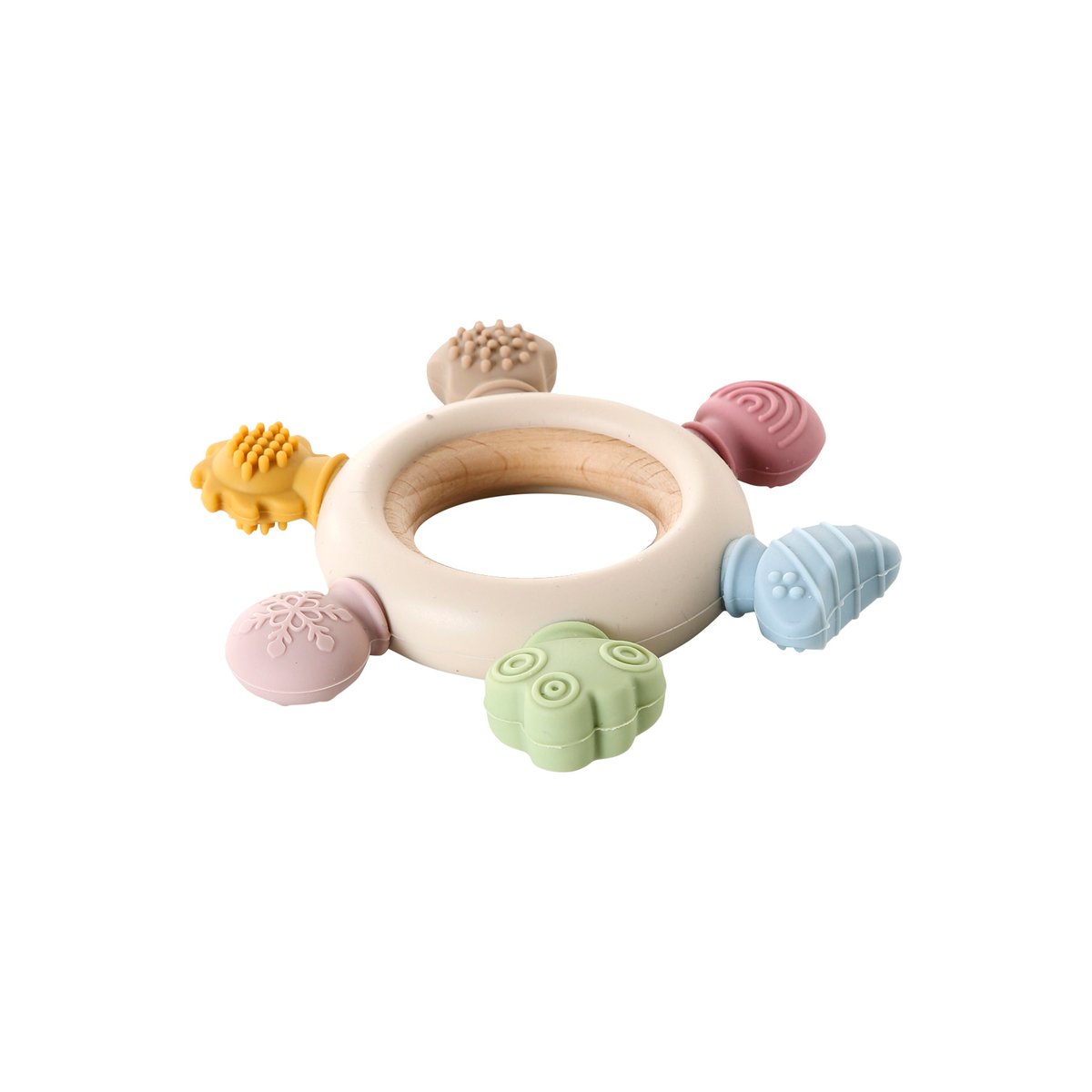Anneau de dentition sensoriel en bois FSC® bois, VERTBAUDET