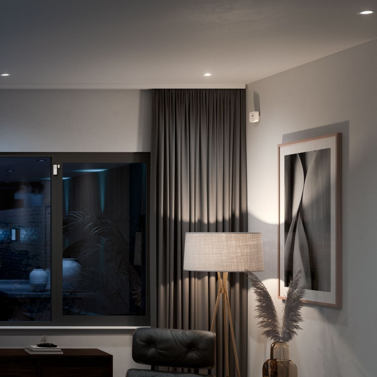 Détecteur d'ouverture SECURE Blanc couleur unique, PHILIPS HUE
