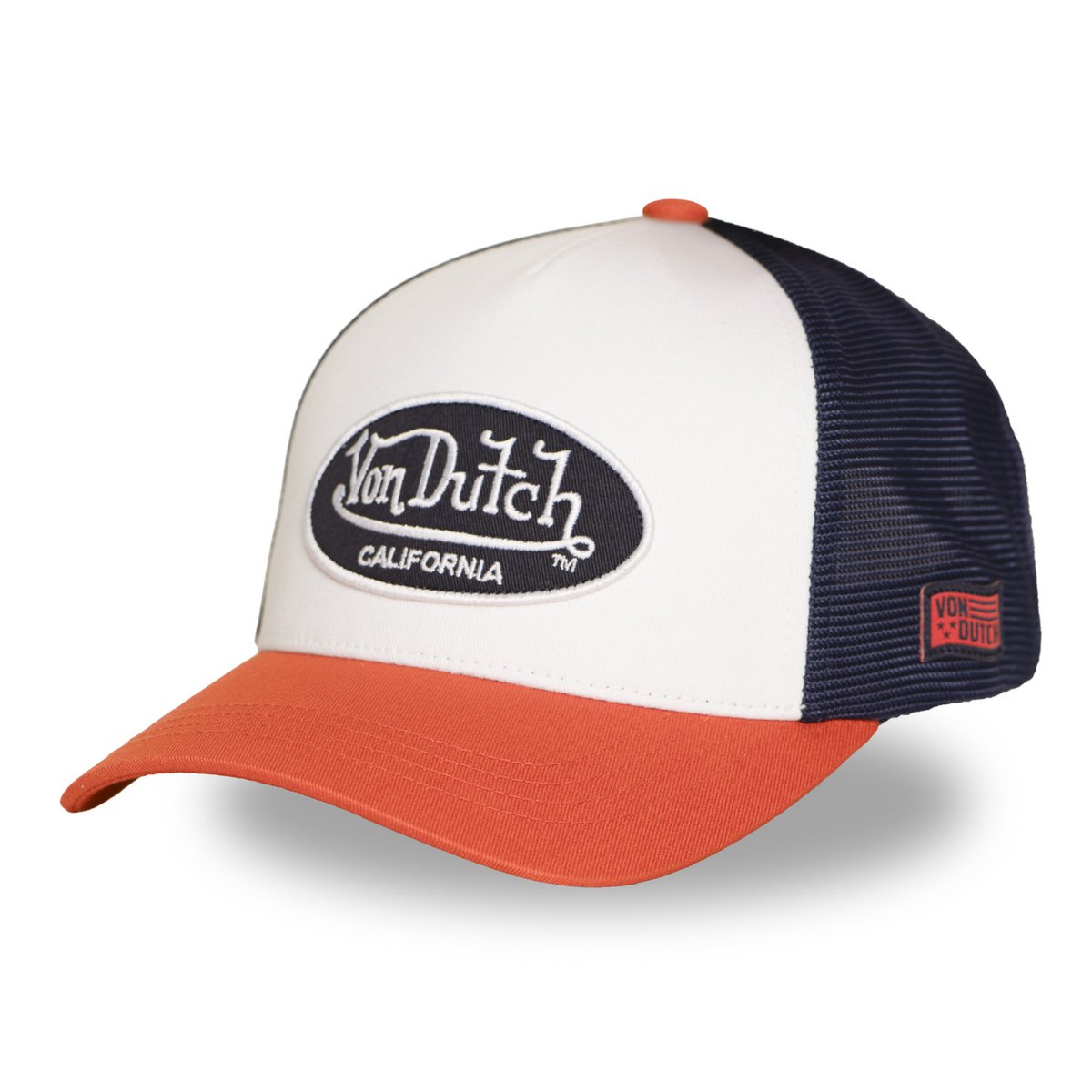 Casquette trucker LOFb bleu/blanc/rouge, VON DUTCH