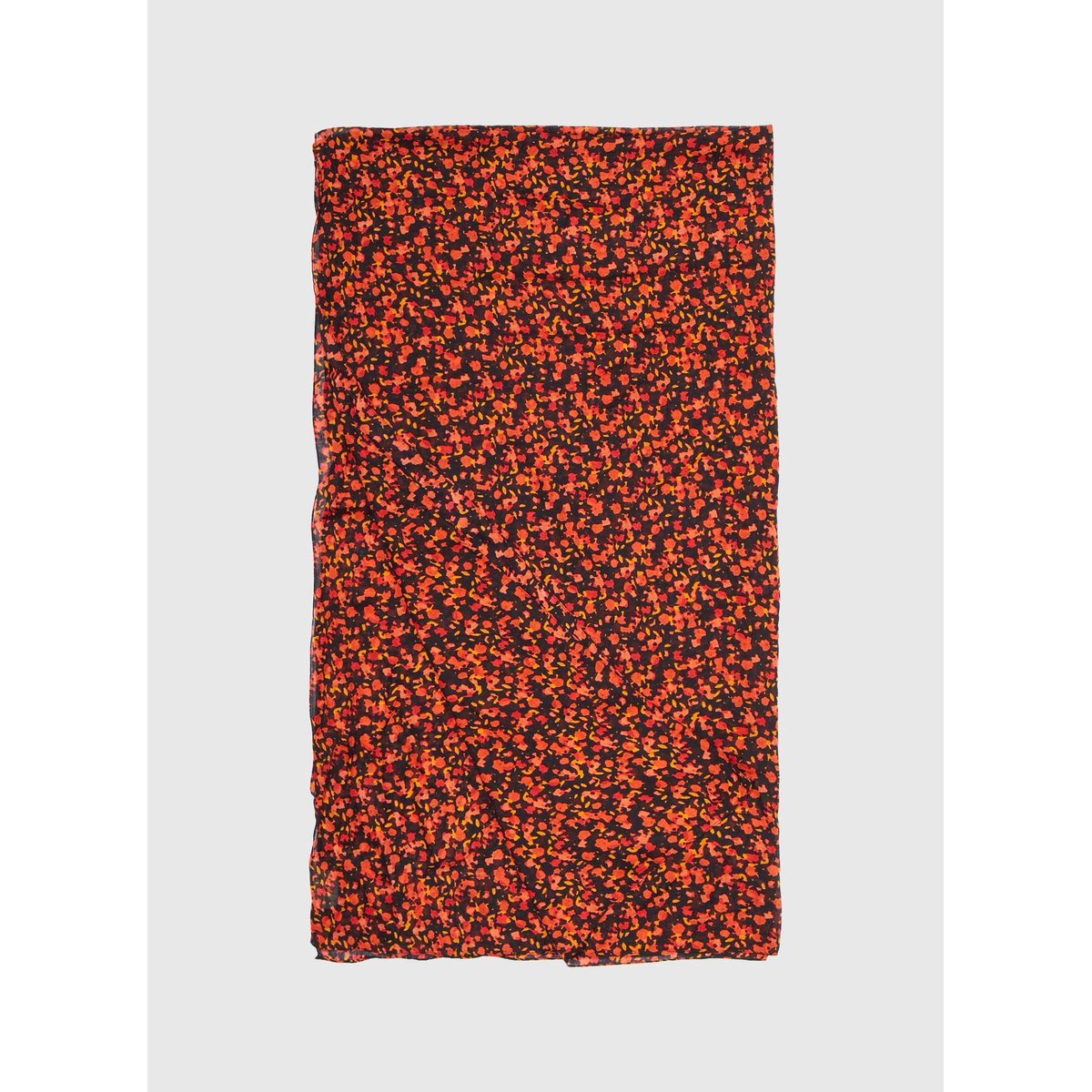 Grand foulard imprimé Ecovero AURELIA rouge zita, LA FIANCÉE