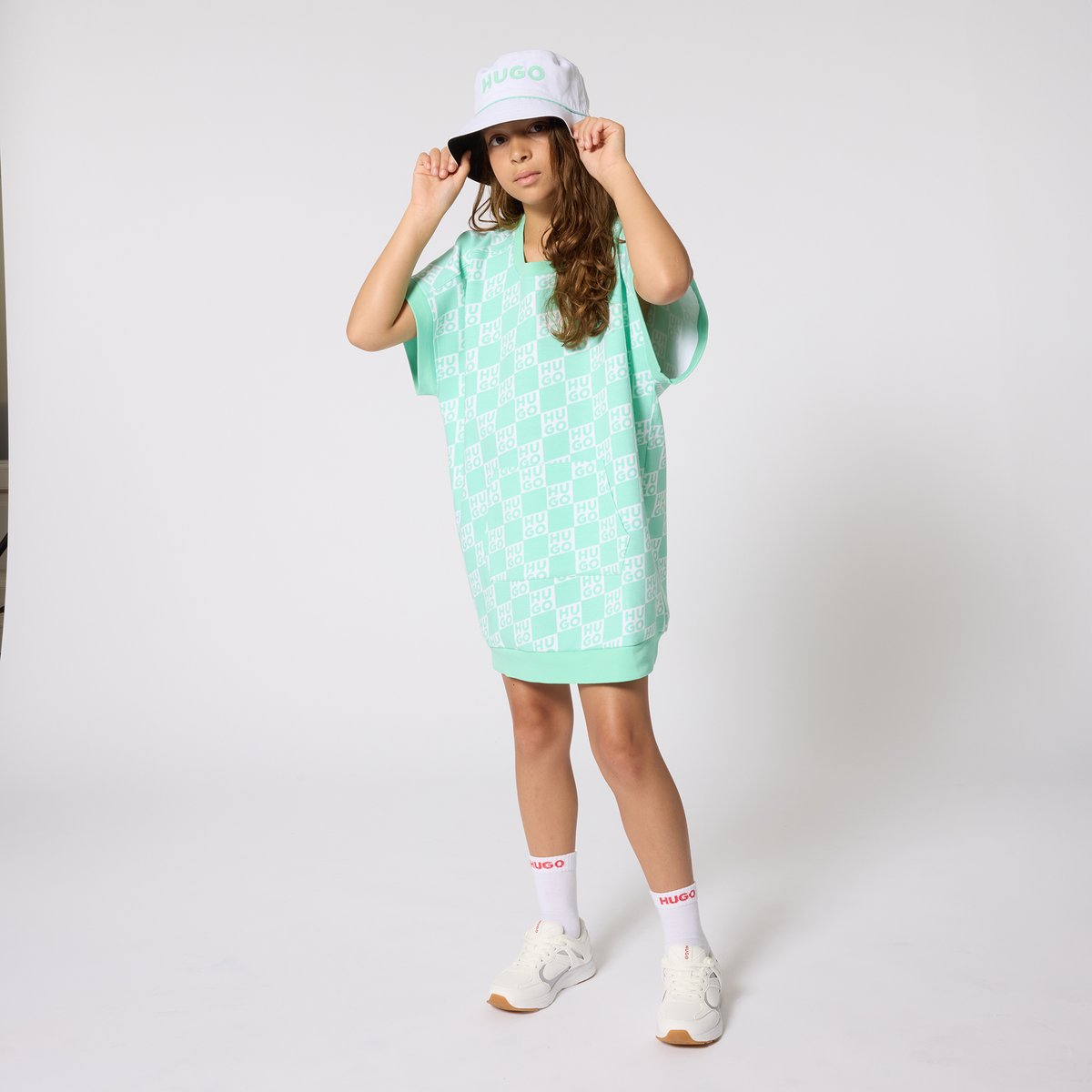 Basket à lacets blanc, HUGO KIDSWEAR