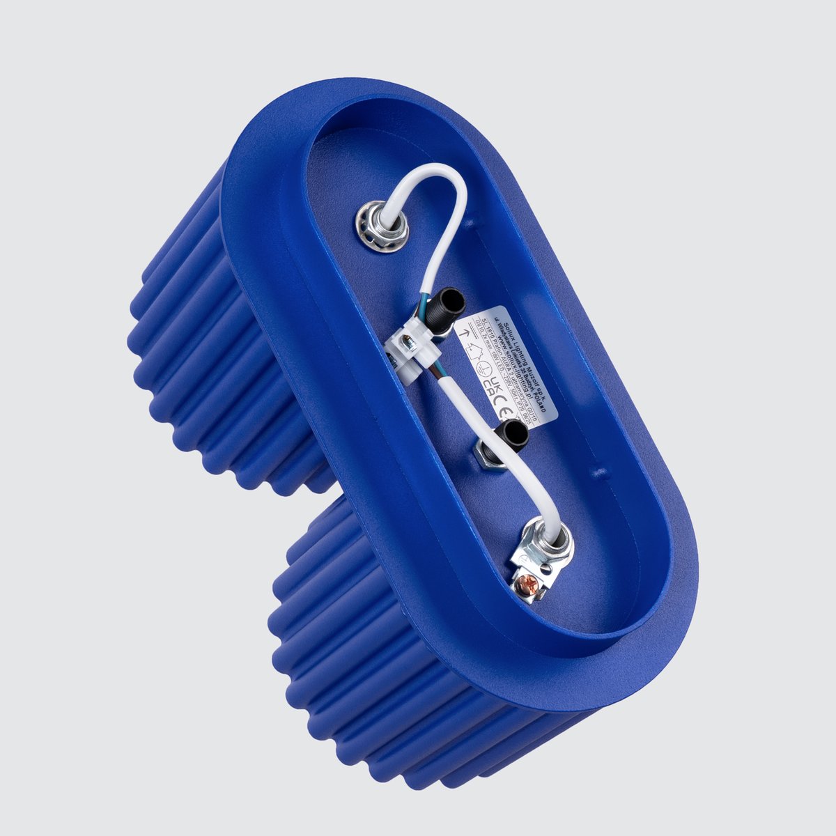 Plafonnier Aluminium Outremer GU10 2 Aura bleu, EDEN