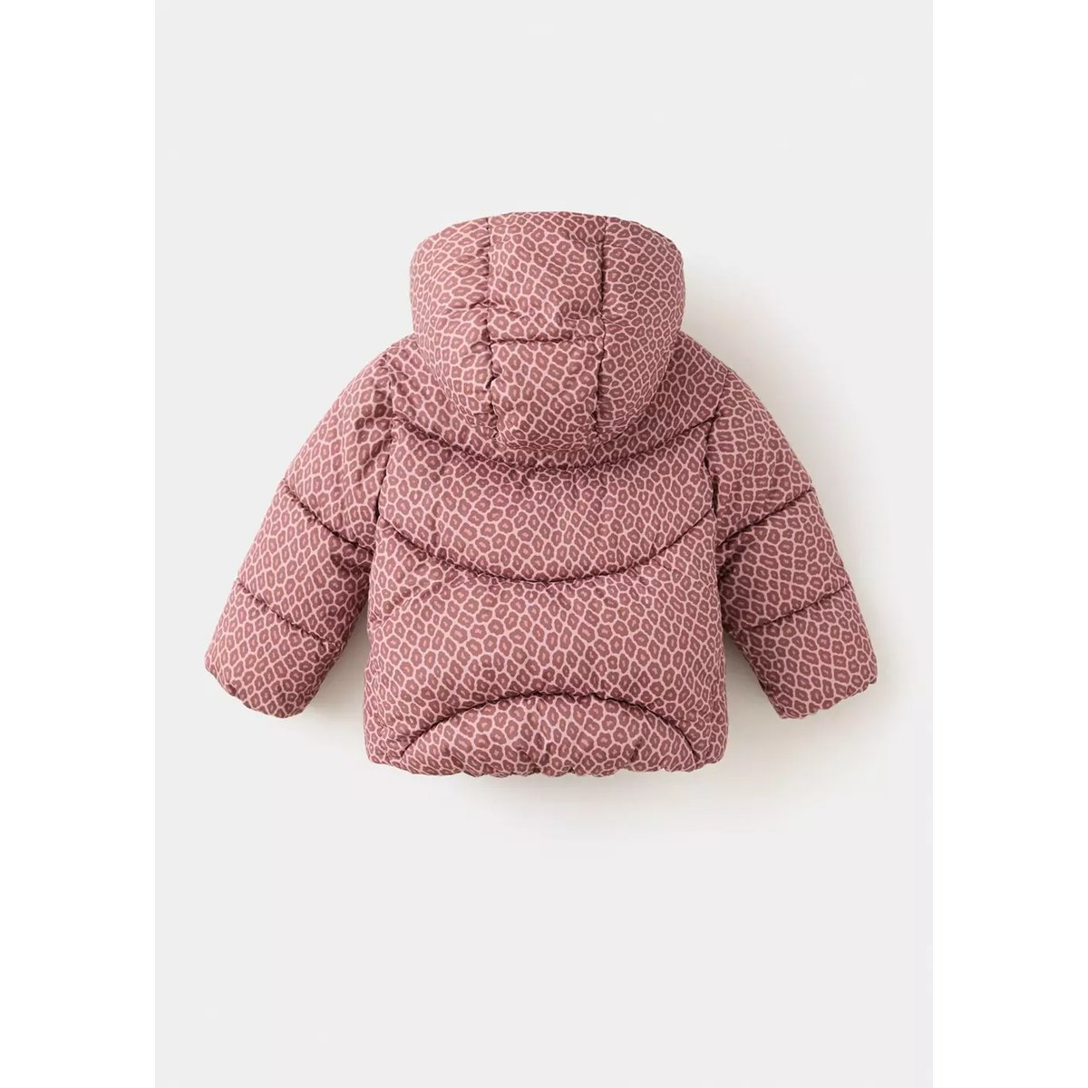 Anorak matelassé imprimé rose, MANGO BABY