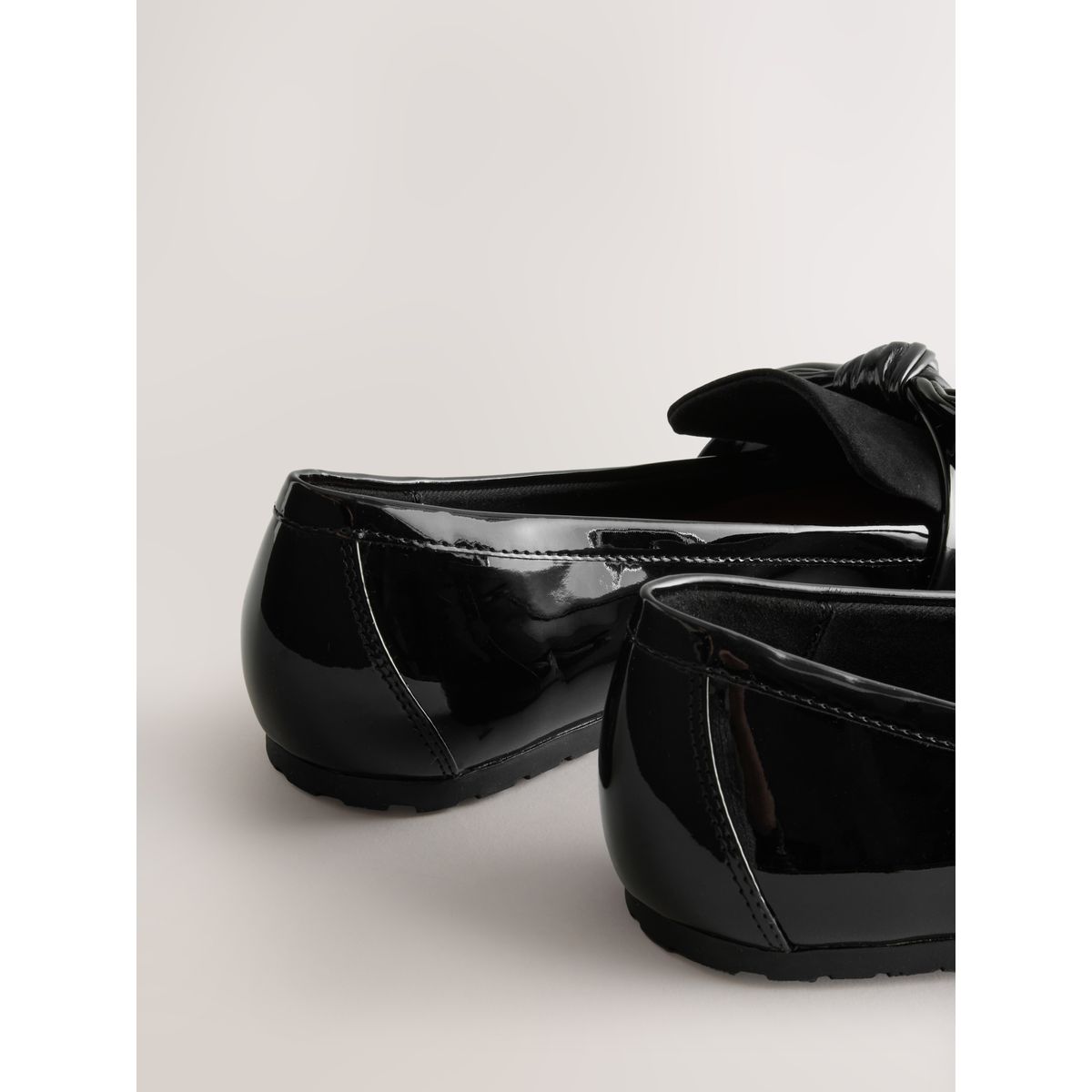 Mocassins bout rond et nœud forever comfort® noir, NEXT