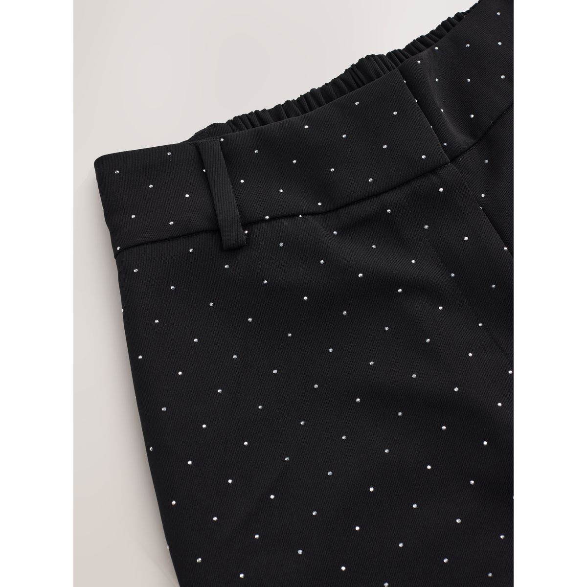 Pantalon large orné de clous étincelants noir, NEXT