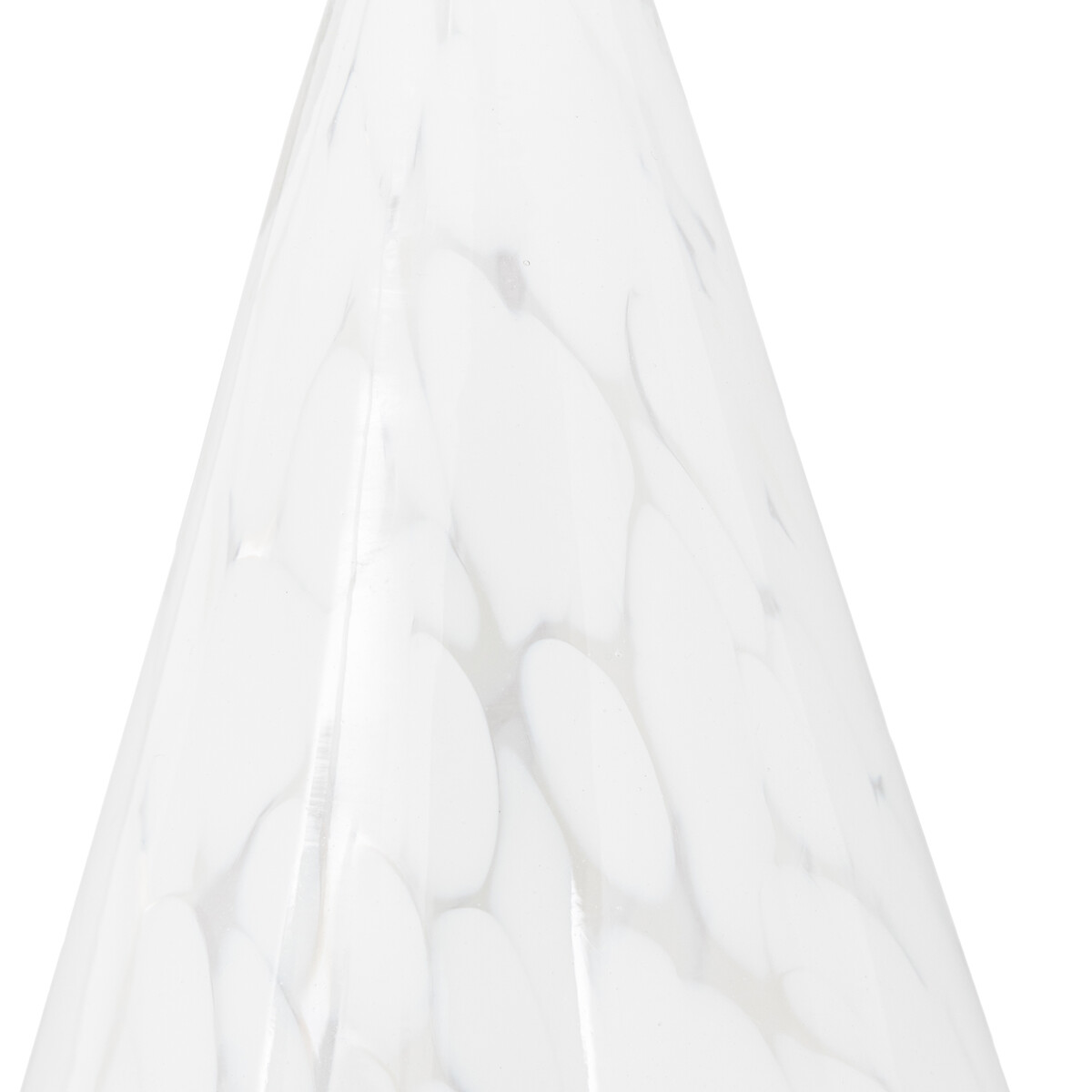 Small White Confetti Glass Tree Decoration white, SO'HOME