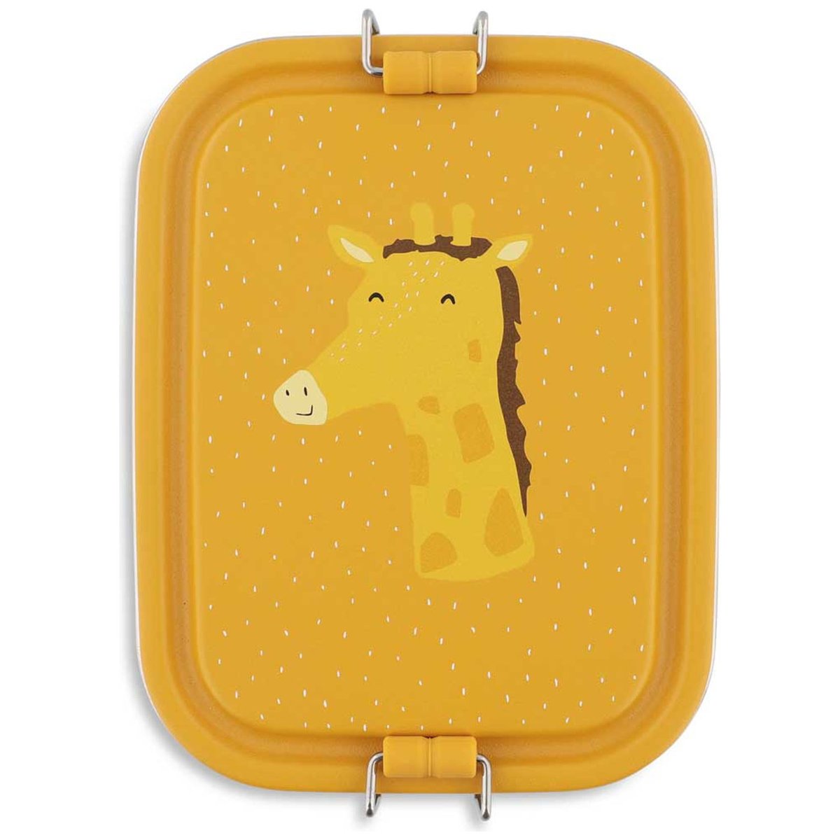 Petite lunch box jaune, blanc, marron, TRIXIE