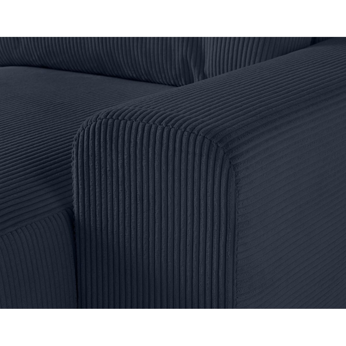 Module d'assise méridienne droit - GARANCE bleu nuit, BEST MOBILIER