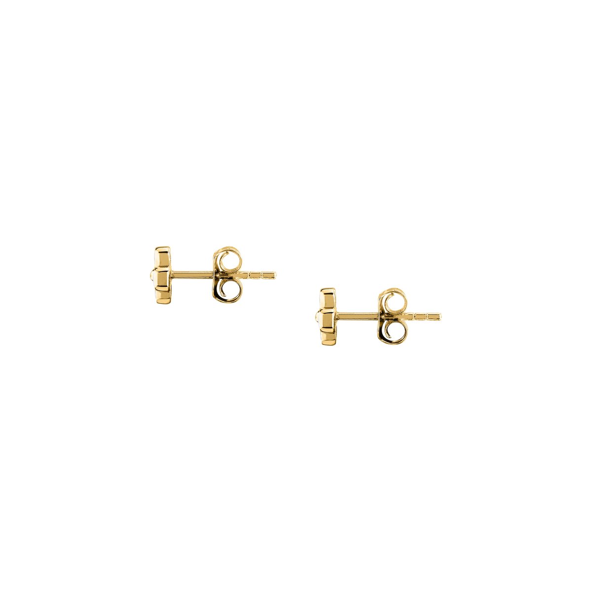 Boucles d'oreille FLOWER SYMBOL or jaune, LA PETITE STORY