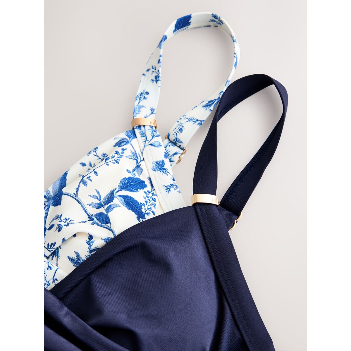 Maillots de bain gainants, lot 2 crème bleu à motifs/marine, NEXT