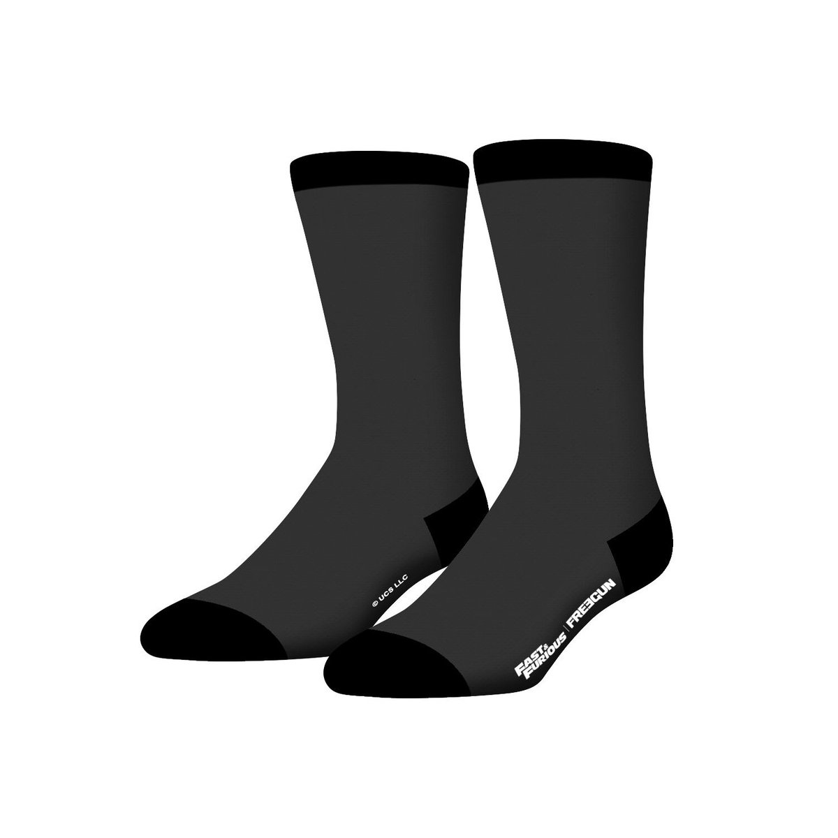 Lot De 4 Chaussette Fast And Furious orange/rouge/noir/gris/blanc, FREEGUN