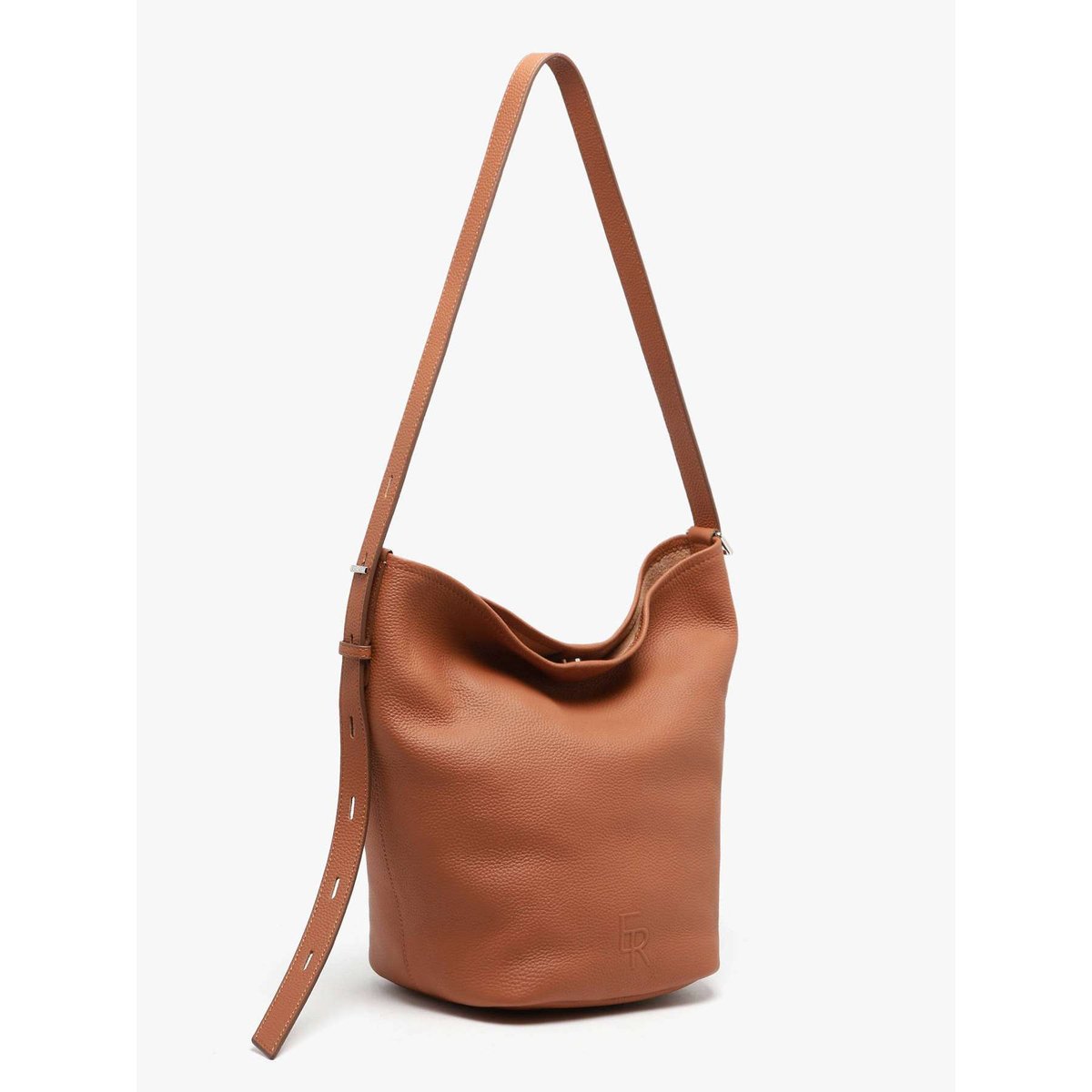 Sac porté épaule sac à dos M Cavalier cuir cannelle, ETRIER