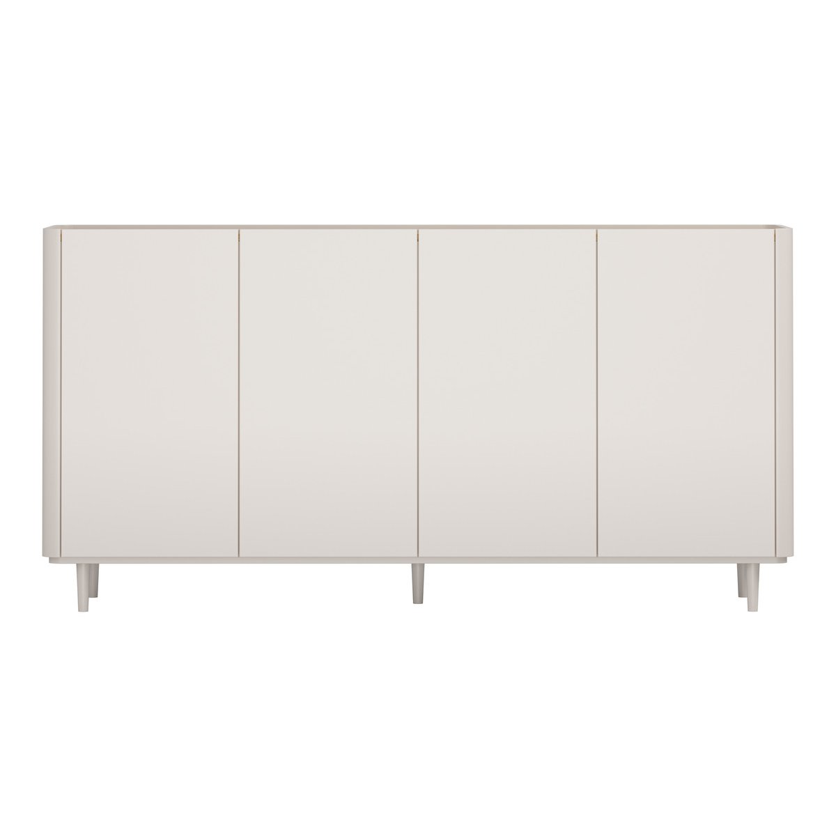 Buffet en 4 portes 200 cm, ANYRA beige, BOBOCHIC