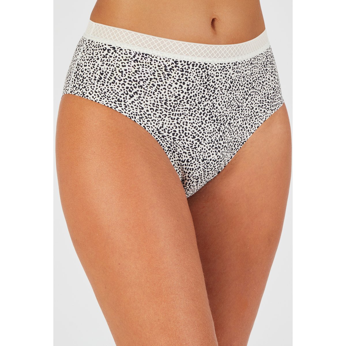 Culottes midi sans coutures - Lot de 3 marron lot animalier, DAMART