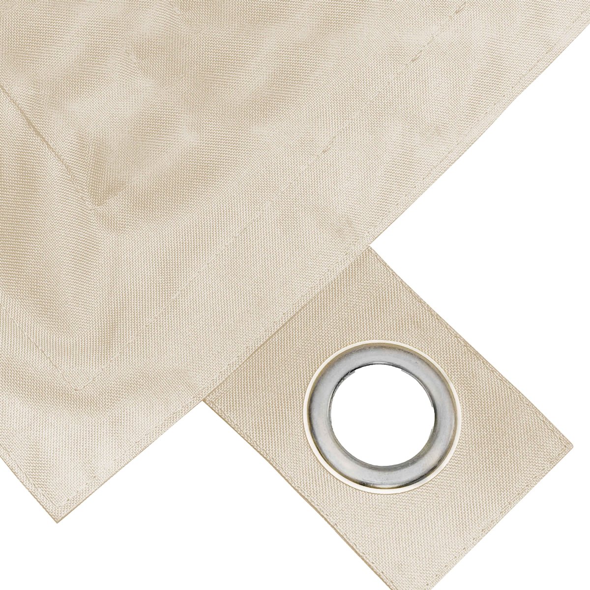Pouf XXL imperméable coussin géant, SOLYS ivoire, OVIALA