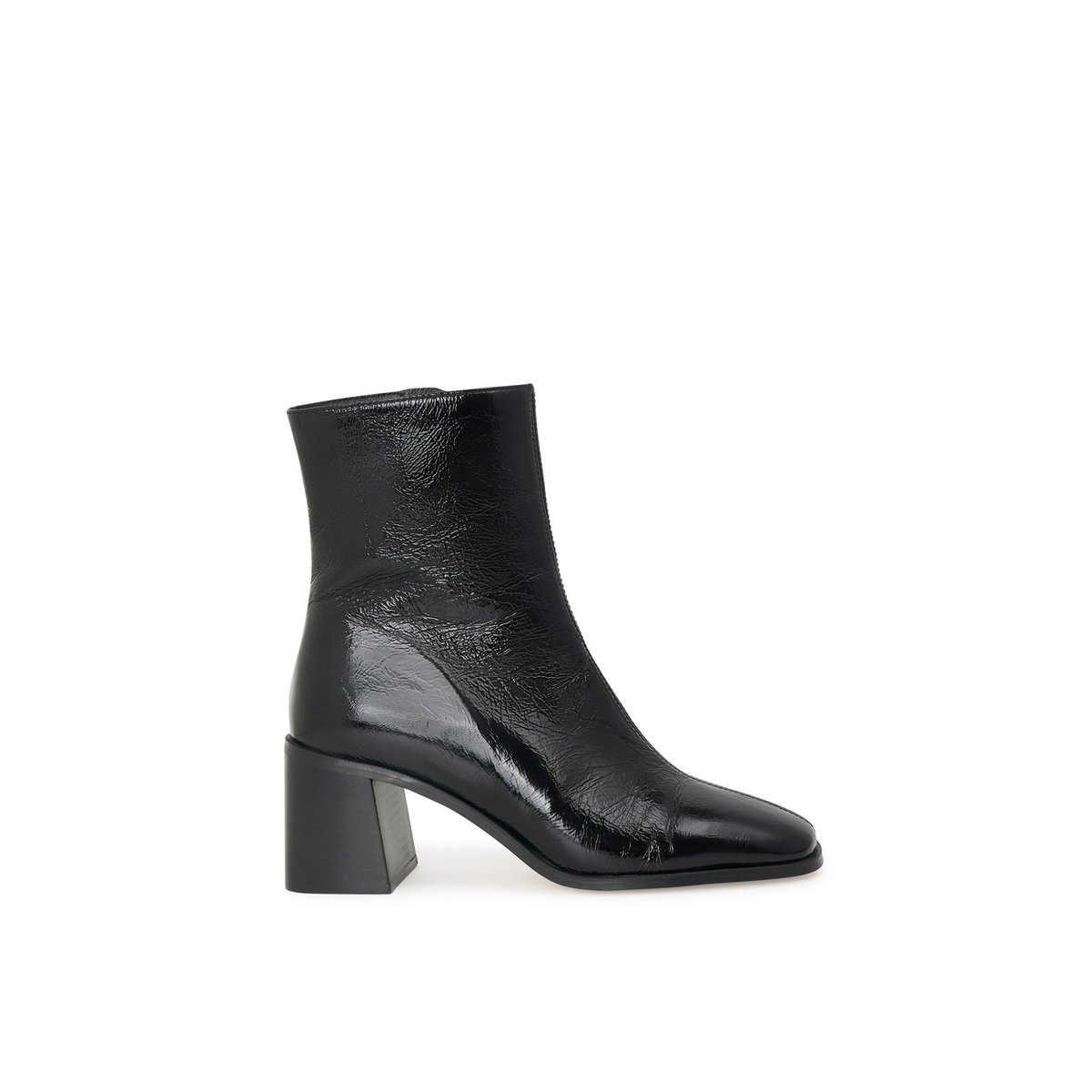 Boots À Talon en cuir HULSA noir, MELLOW YELLOW