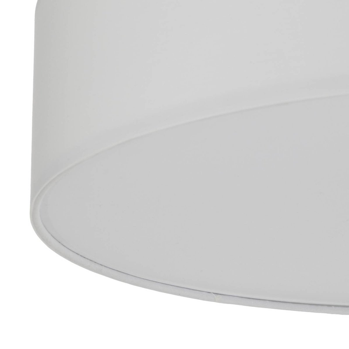 Plafonnier en textile moderne, Sebatin blanc crème, nickel mat, LINDBY