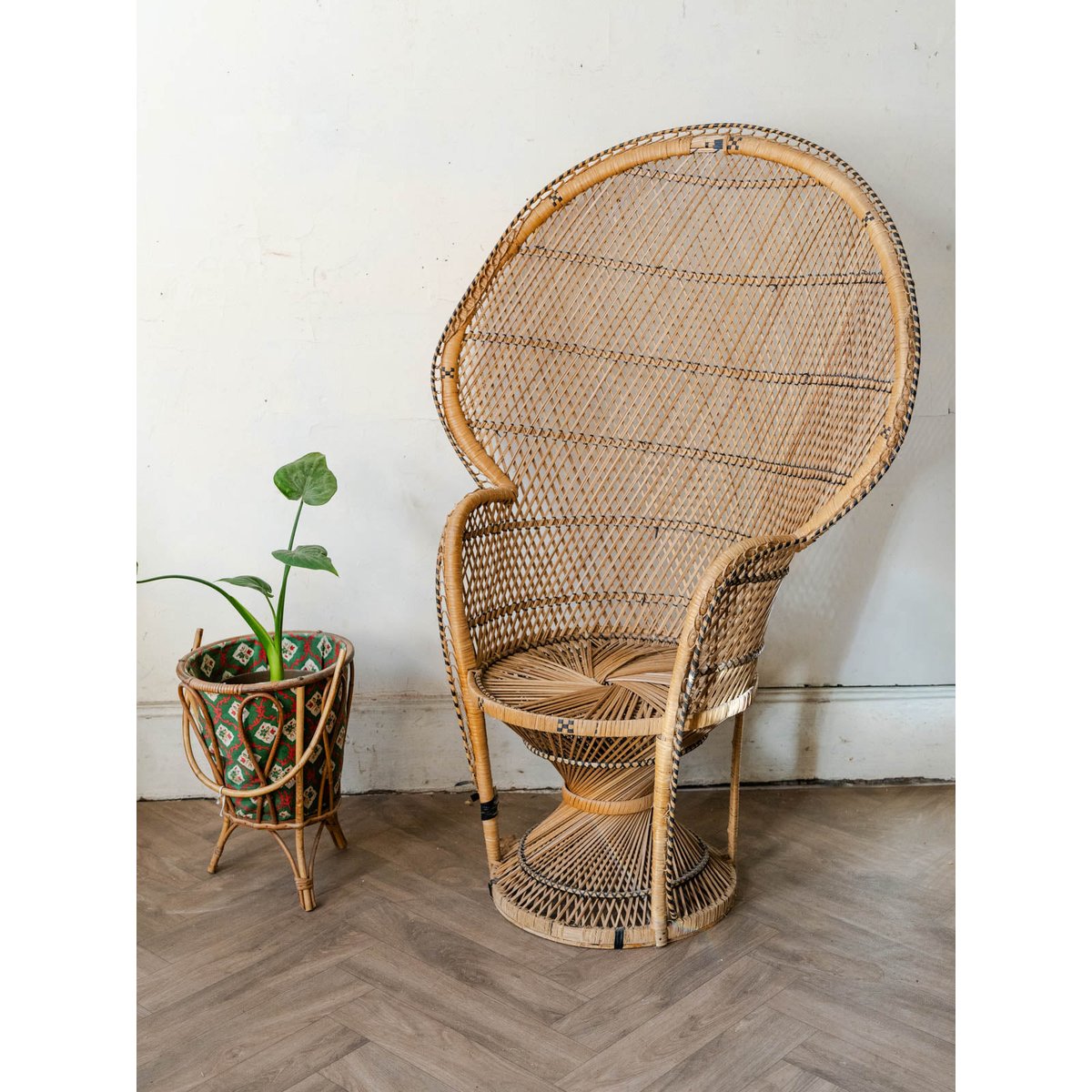 Fauteuil en rotin Emmanuel N°35 - Bon état naturel, DEBONGOUT