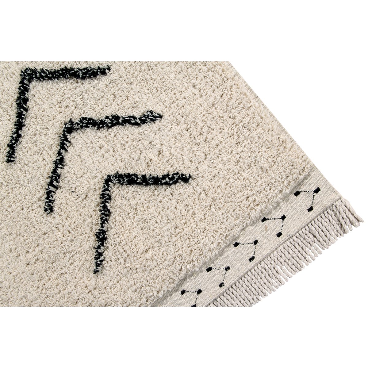 Tapis Rectangulaire en coton BEREBER CLASSICS beige, LORENA CANALS