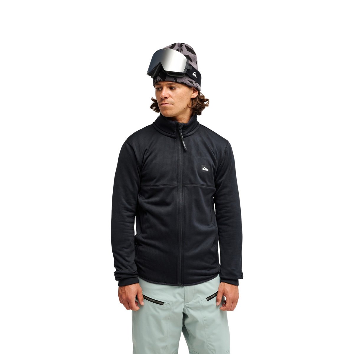 Polaire technique zippée STEEP POINT noir black, QUIKSILVER