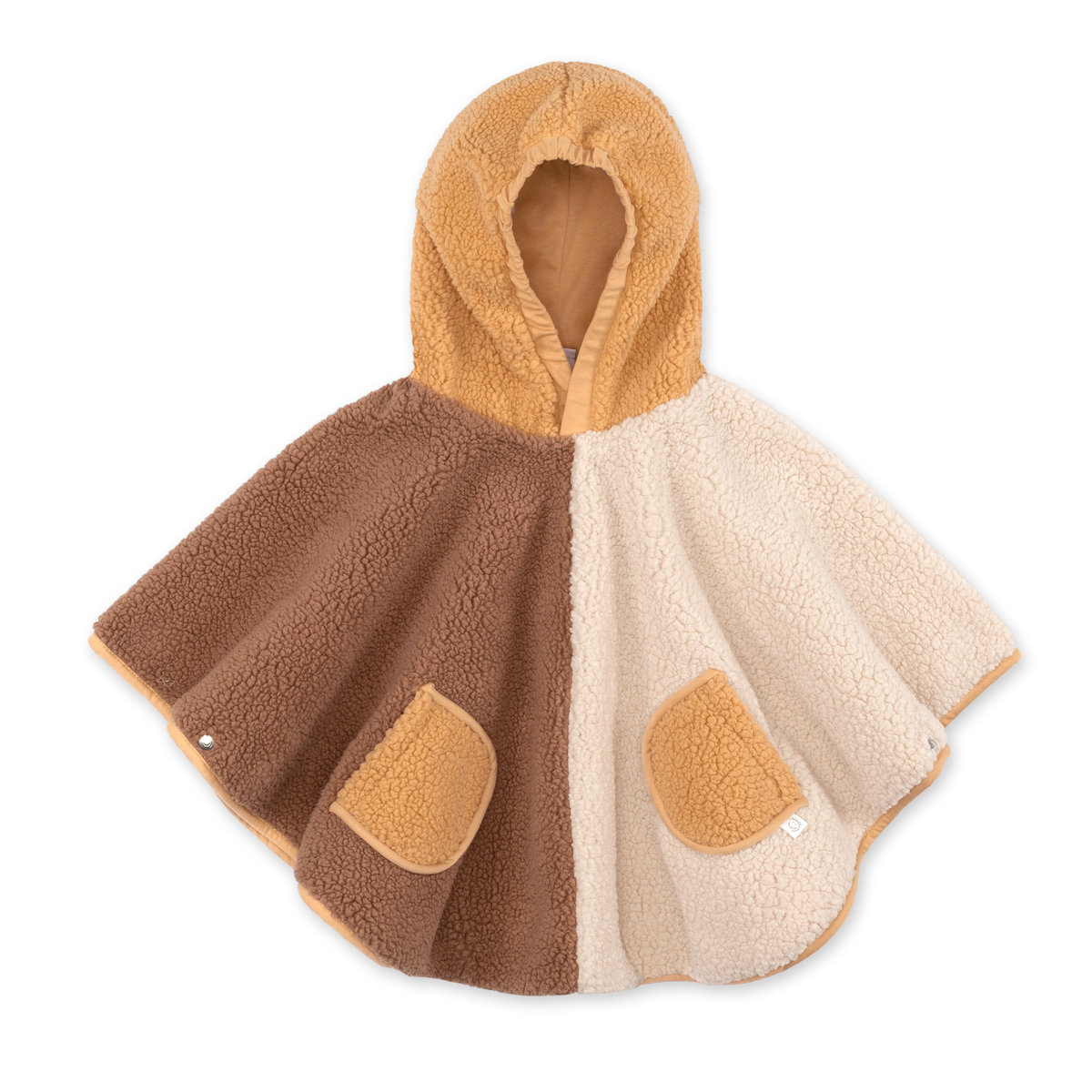 Poncho de voyage bébé pour siège auto - Teddy douillet muffin, BEMINI