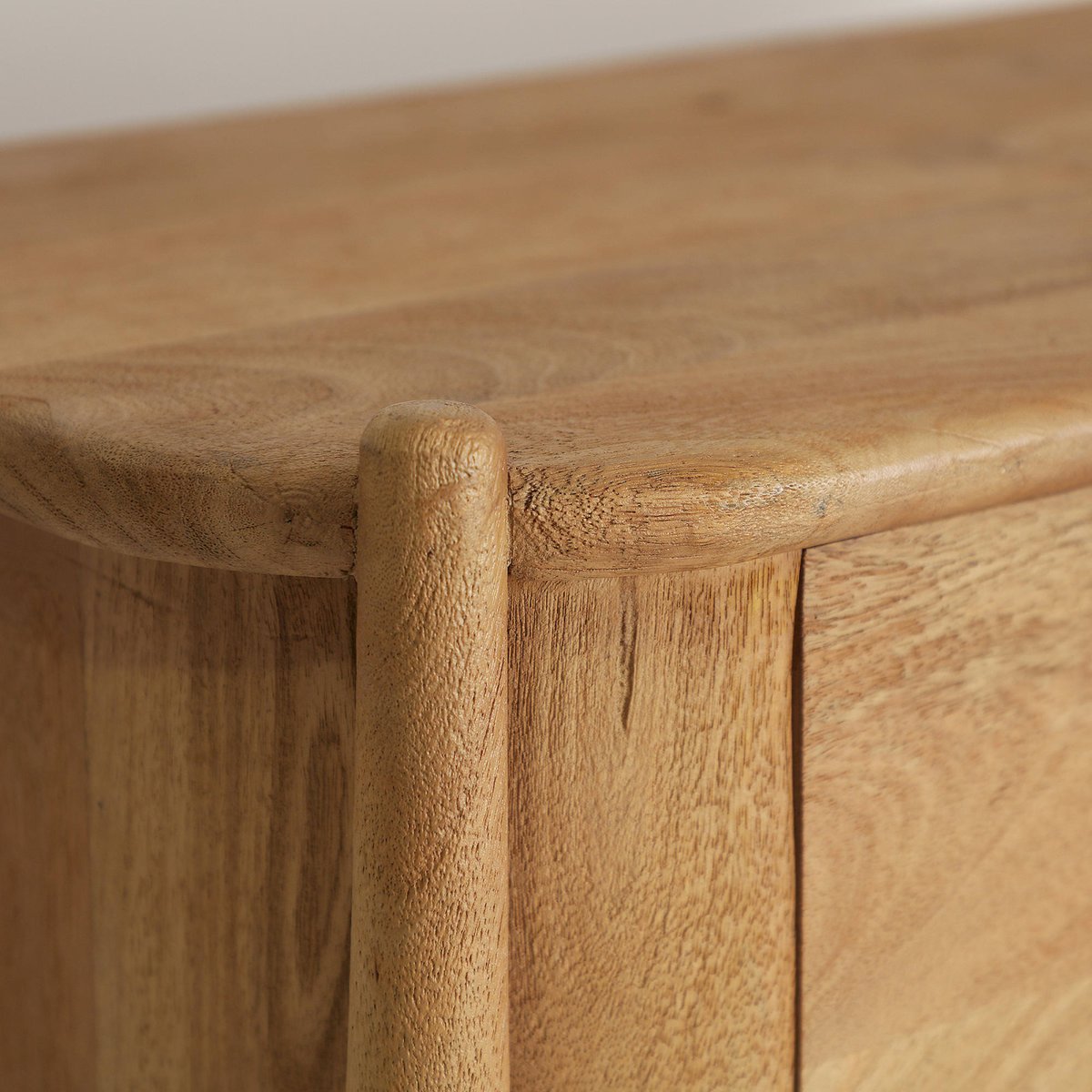 Buffet en bois de manguier, Style nordique brun clair, RECOLLECTION