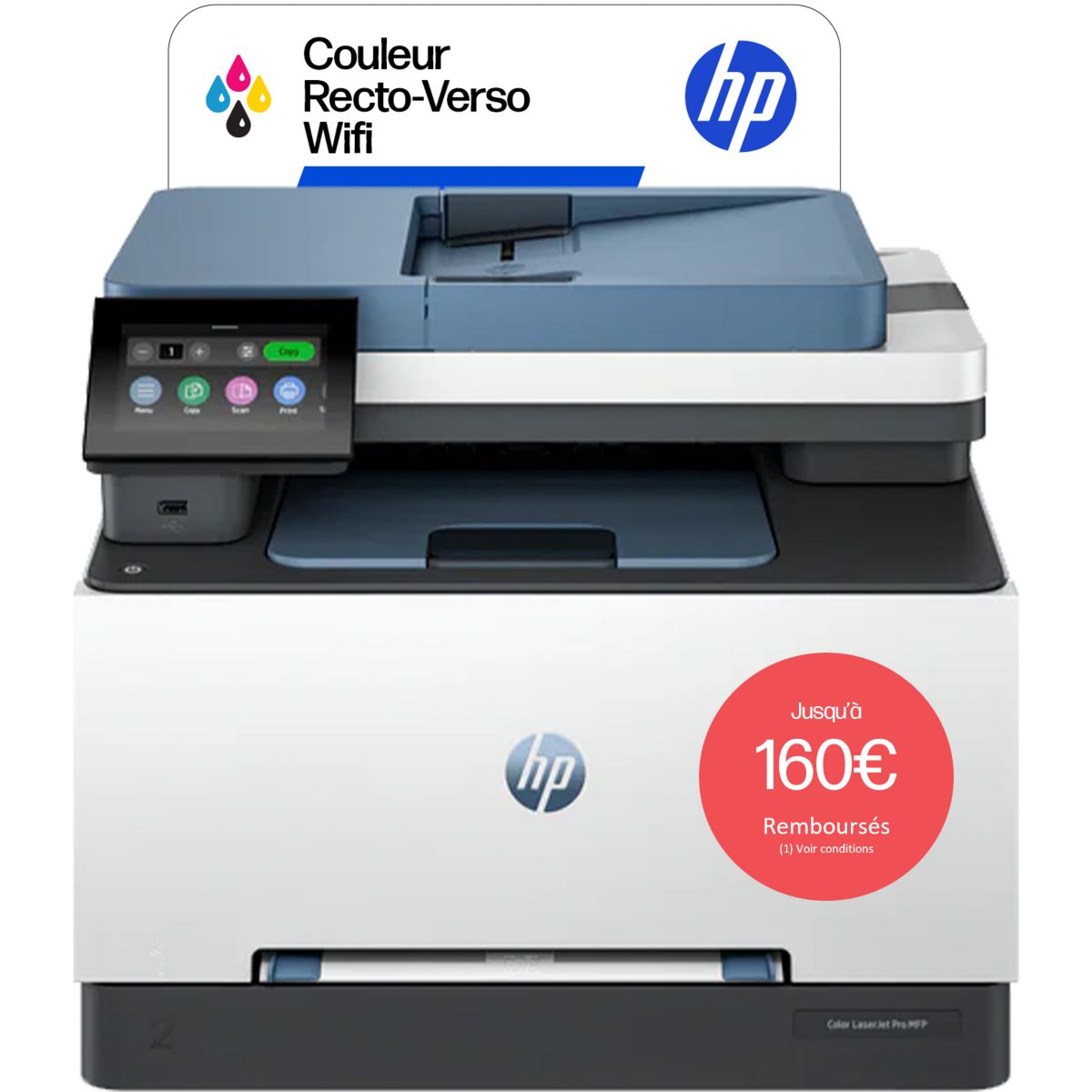 Imprimante multifonction Color LaserJet Pro MFP 3302fdw couleur unique, HP