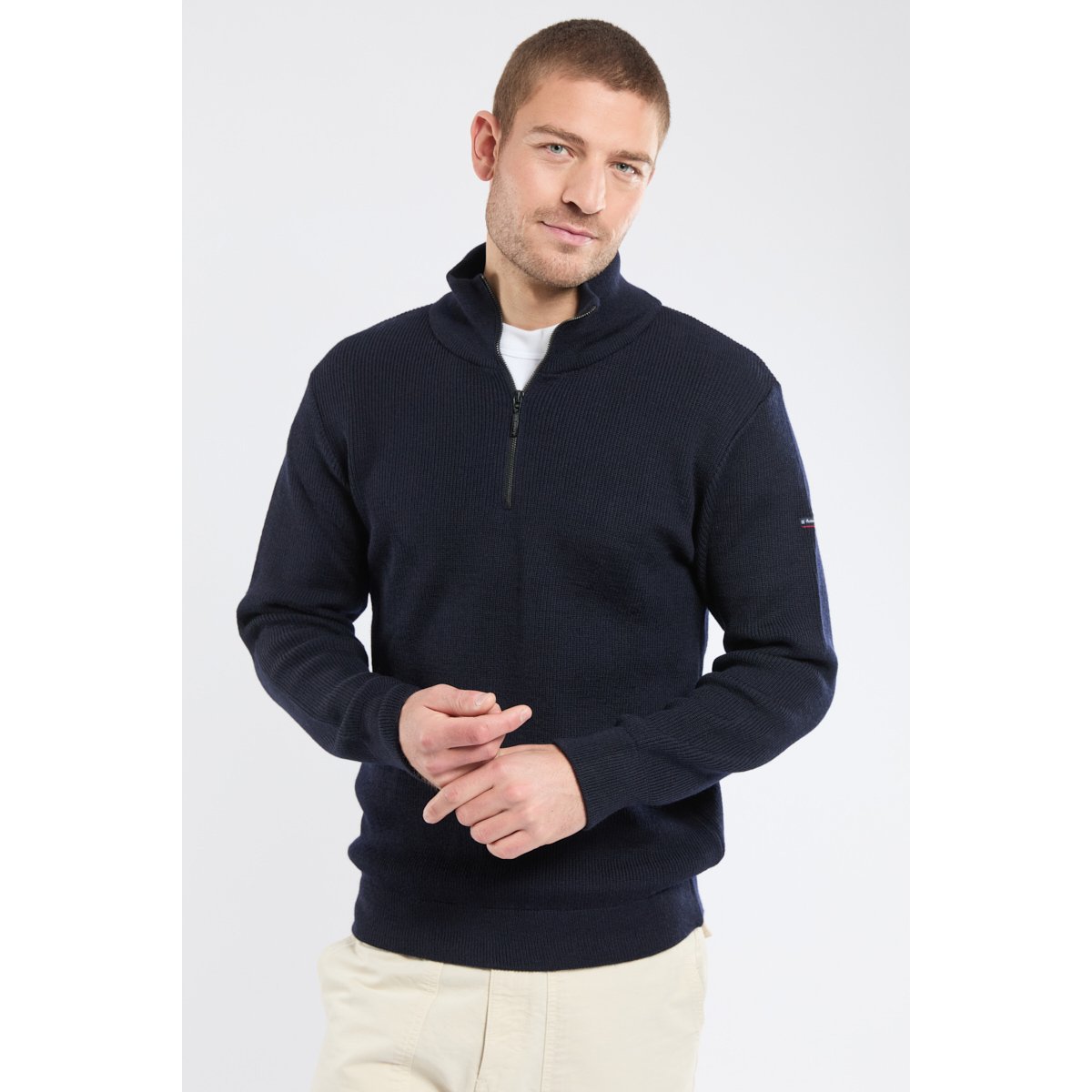 Pull Camionneur  CHÂTEAULIN rich navy, ARMOR-LUX