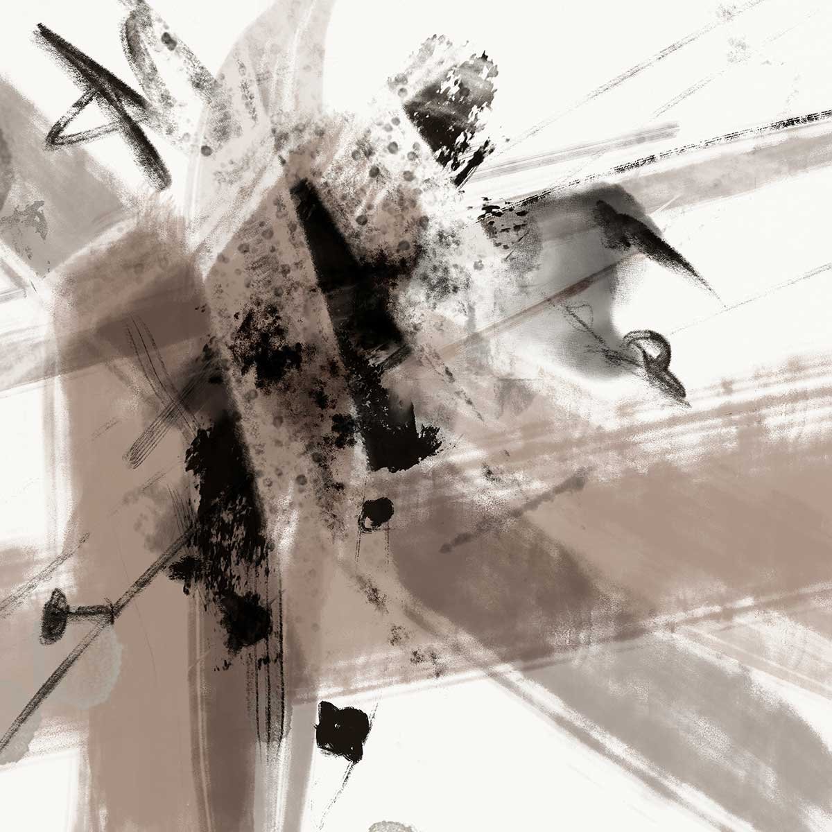 Tableau contemporain Etoile sauvage tableau alu dibond, HEXOA