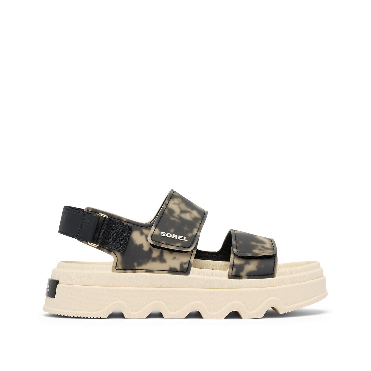 Kinetic™ Sunchase Double-Strap Sandals beige/black, SOREL