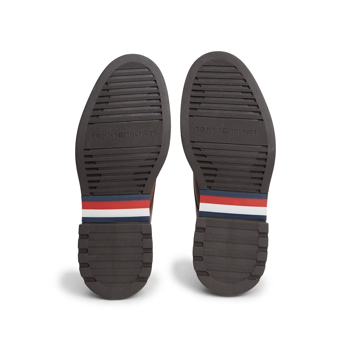Derby in pelle corporate cognac, TOMMY HILFIGER