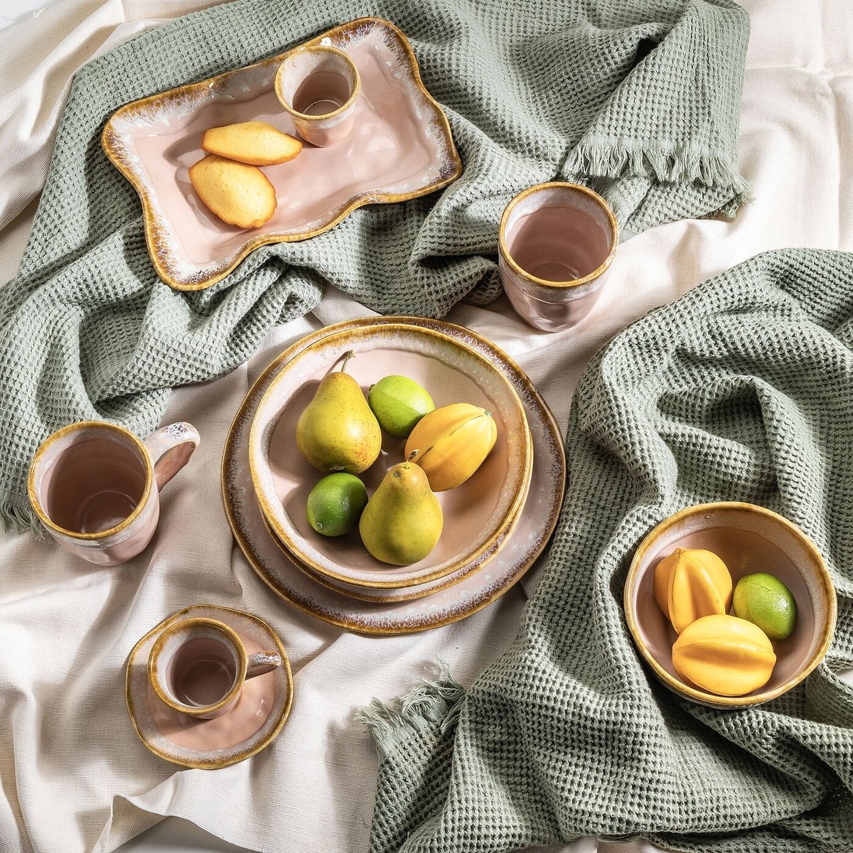 Lot de 4 mugs, NALA rose, KARE DESIGN