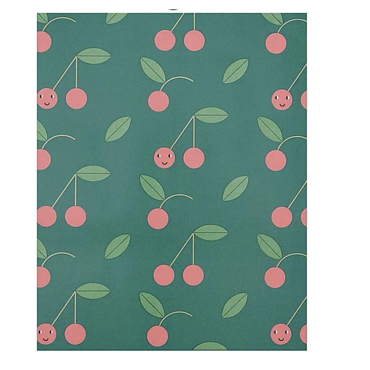 Papier d'emballage Cadeau - cerises couleur unique, RICO DESIGN