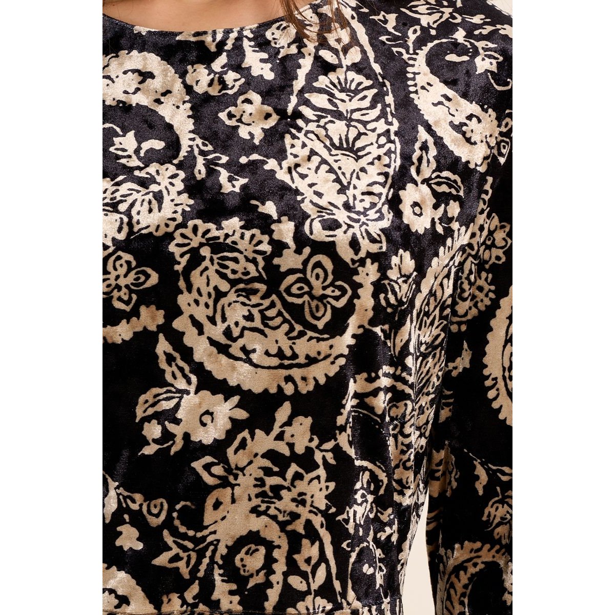 Robe courte, manches évasées noir, MOLLY BRACKEN