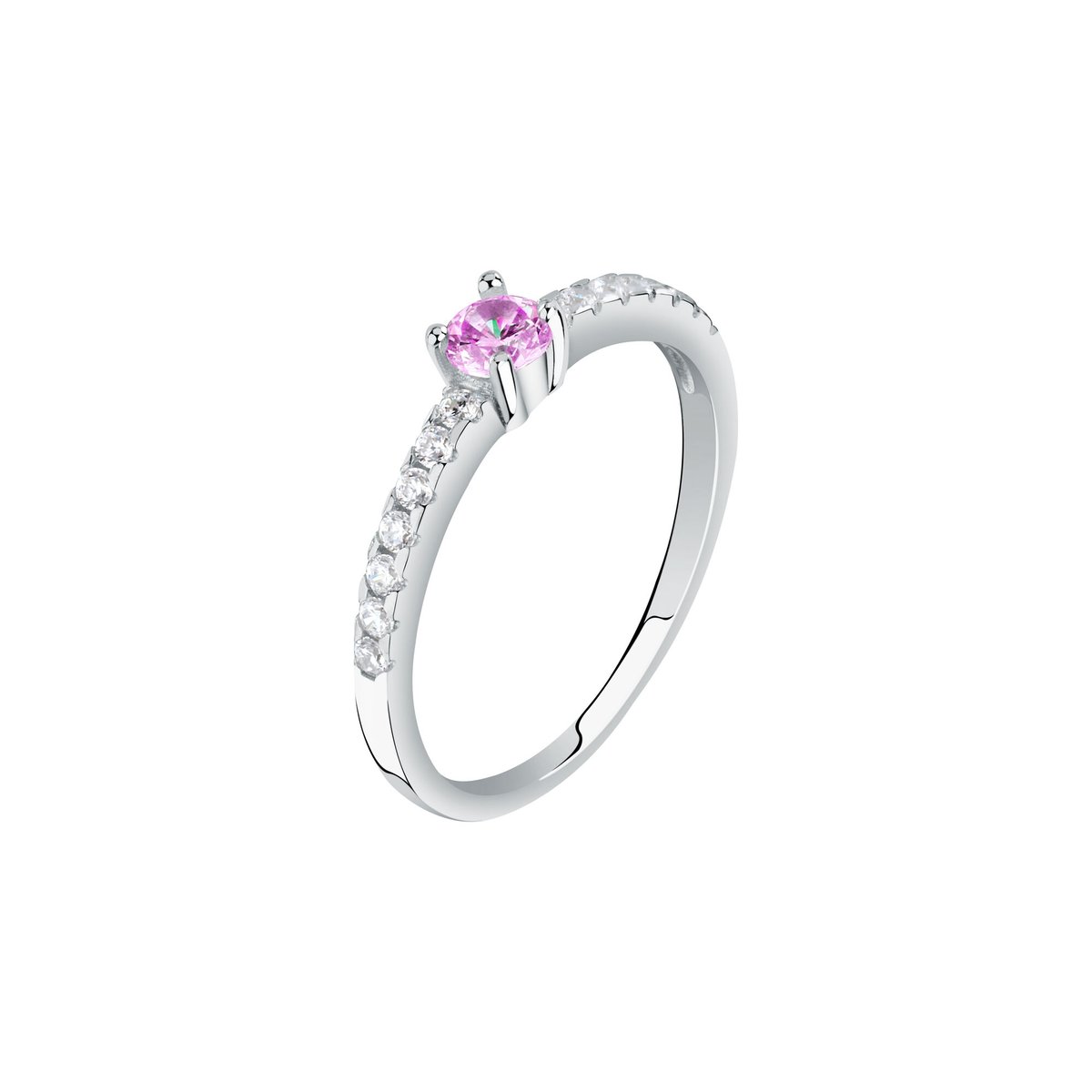 Bague en Argent 925%, Zircons SILVER rose, LA PETITE STORY