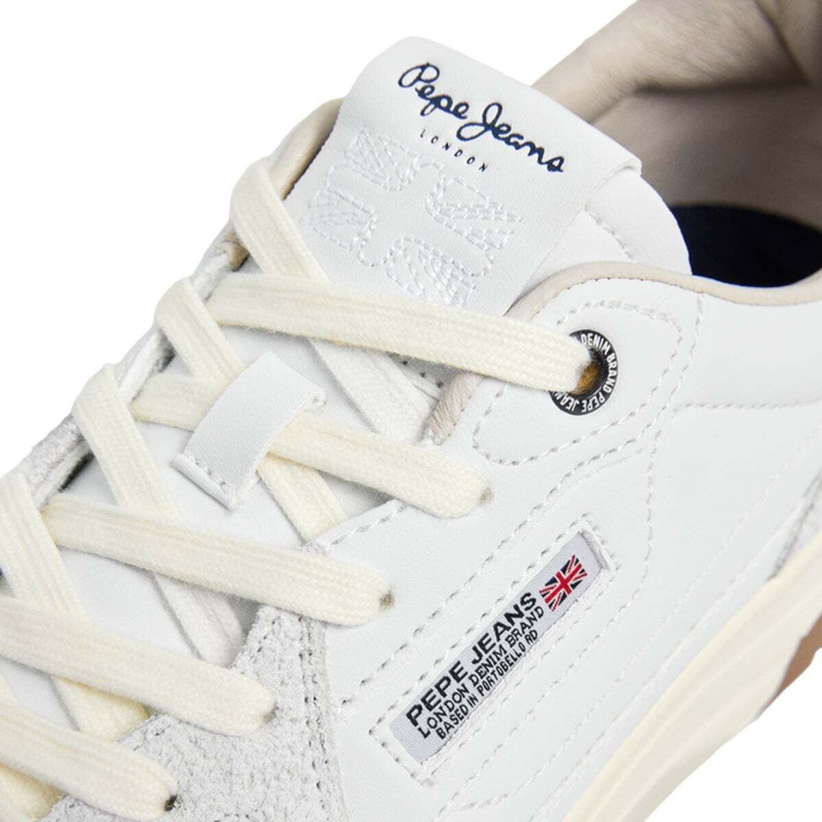 Chester - Baskets Avec Détails En Daim blanc, PEPE JEANS