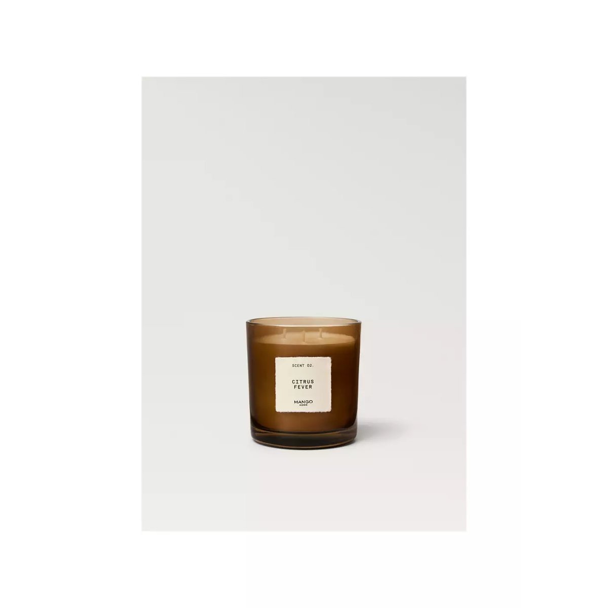 Bougie parfumée CITRUS FEVER 500 g marron, MANGO HOME