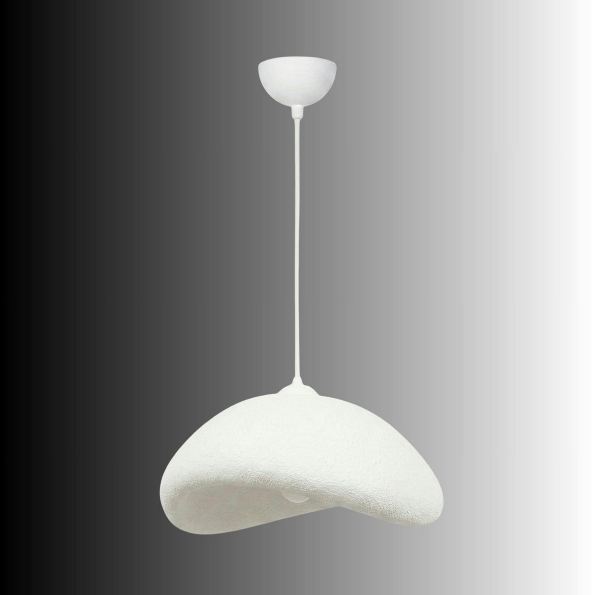 Suspension chambre blanche 2 lampes 52 cm NOXIS blanc, PIER IMPORT