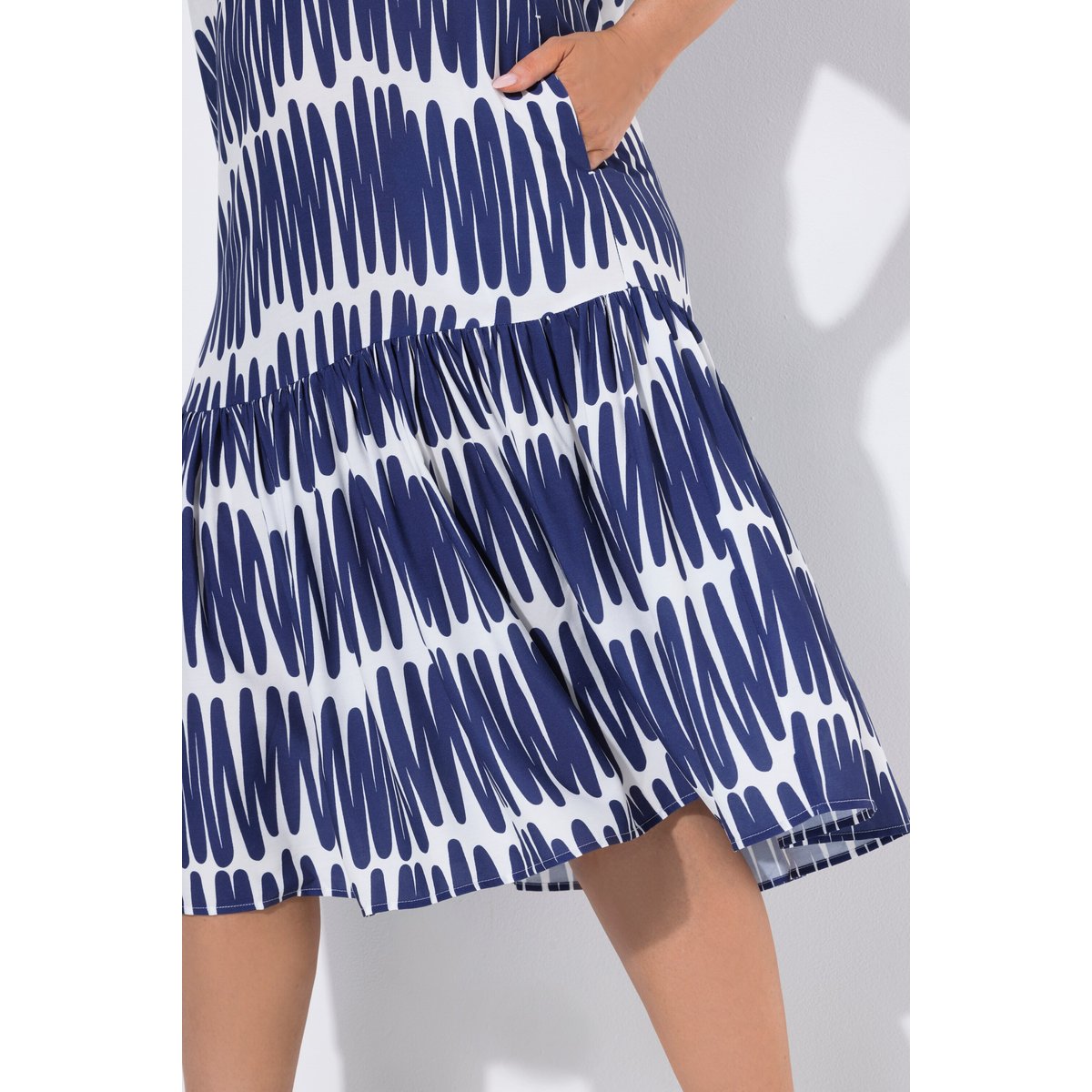Robe midi à rayures univers, ULLA POPKEN